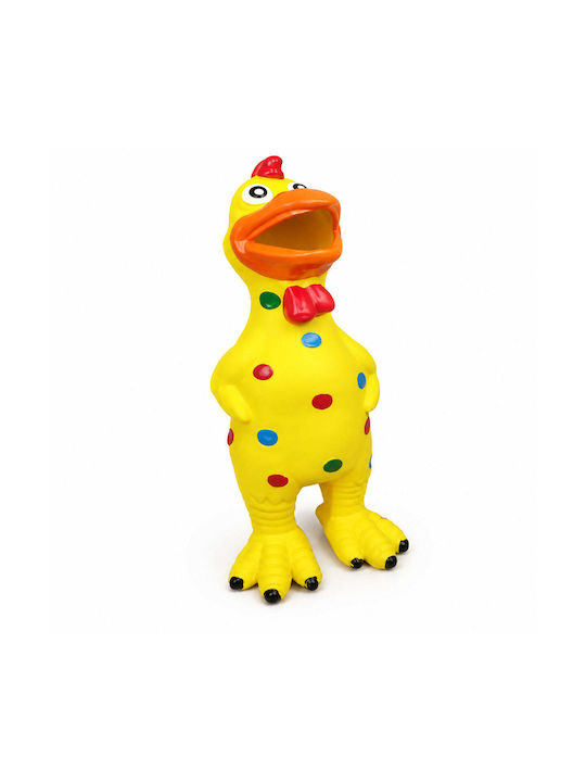 Rubber Yellow Dog Toy