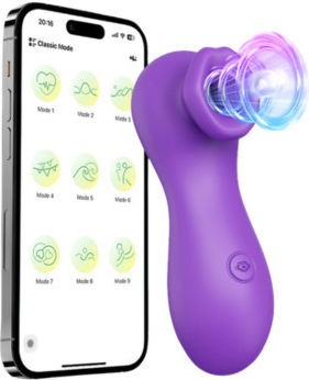 Niar Pleasures Vibrator Clitoral cu Control de la Distanță Violet