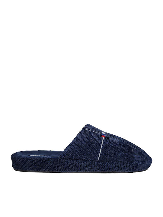 Ανδρικές Παντόφλες Με Fleece Μπλε Ανατομικές