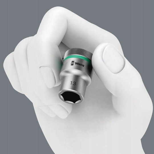 Wera Magnetische Steckdosen mit Rahmen Gastgeber 1/4" Set 9 Stück
