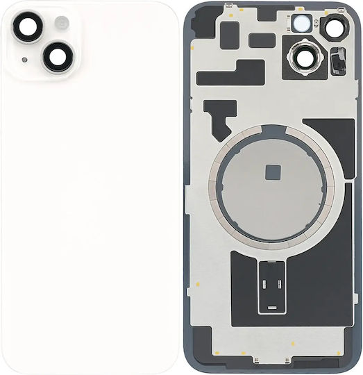 Rückglas W Magsafe Magnet iPhone 14 Plus Aftermarket Starlight Kein Logo