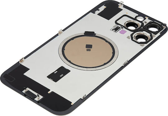Rückglas W Magsafe Magnet iPhone 16 Pro Max Kein Logo Aftermarket Desert Titanium
