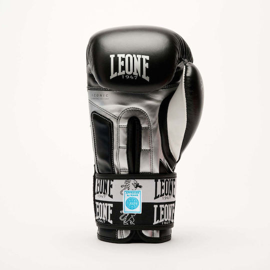 Leone 1947 Iconic Boxing Gloves Wako Approved Gn208w Black