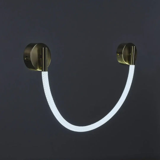 Modern Wandleuchte mit Integrierte LED und Warm zu kühlem Weiß Gold