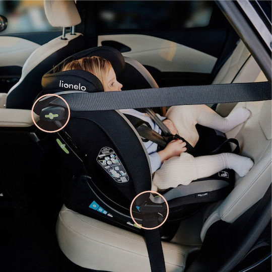 Lionelo Aart Car Seat i-Size Grey Stone 0-36 kg