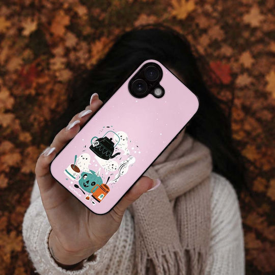 Sonique Cozy Season Series Mobile Phone Case Motorola Motorola Razr 50 Ultra Ghost Tea Party