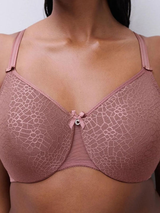 Magnifique Minimizer Minimizer Bra without Padding Underwire Hazy Pink