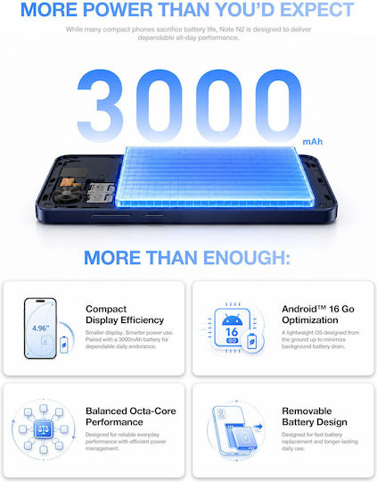AGM Note N2 Dual SIM 3/32GB Син