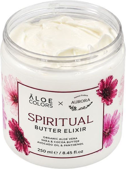Aloe Colors Feuchtigkeitsspendende Körperbutter mit Panthenol Sheabutter und Aloe Vera 250ml