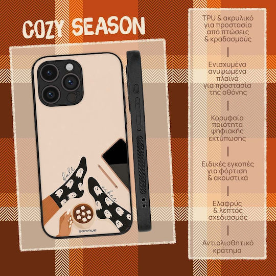 Калъф Sonique Cozy Season Series Oppo A5 Pro 5g Spooky Socks