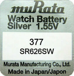 Murata Μπαταρίες Silver Oxide Ρολογιών SR66 1.55V 10τμχ