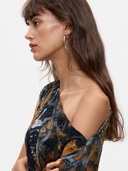 Women's Drape Top Azul Noche