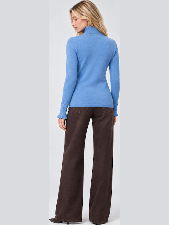 Women's Long Sleeve Turtleneck Blouse Ciel