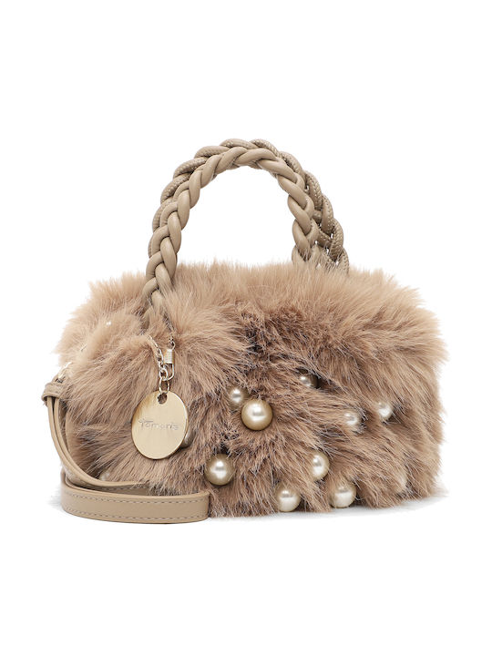 Maria Damenhandtasche Aus Fell Beige