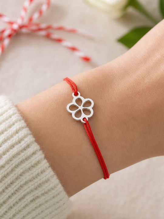 Bratara Pentru Femei Martisor Cu Model Floare Din Snur