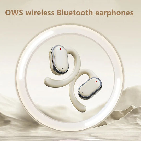 CYXG X93 Open Ear Bluetooth Handsfree Ακουστικά με Θήκη Φόρτισης Χρυσά