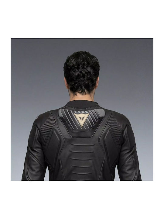 Super Speed 5 Winter Men's Riding Jacket Leather Black / Black / Gold