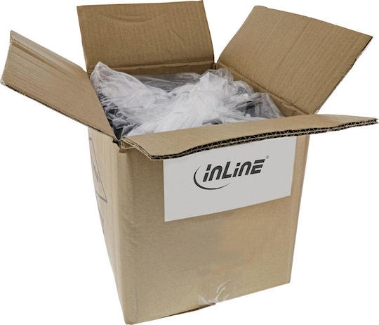 Inline Bulk-pack 15 Τεμαχίων Σειριακό Καλώδιο Db9 Αρσενικό-θηλυκό 1:1 Γκρι 10m
