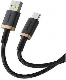 Baseus Dura Series Braided Cable USB-C male - USB-A / USB-C 60W Χρυσό 1m P10377802U01-00