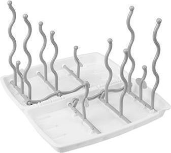 Babyono Babyono Babyflaschen Zubehör Trocknungsgestell für Babyflaschen Graues