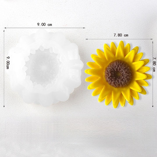Formen Silikon Sonnenblume 9x9cm