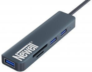 Newell USB Hub 5 Ports USB 2.0 with USB-C / USB-A Grey