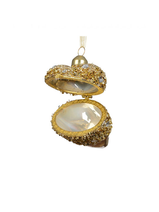 Herz Weihnachtsbaumschmuck Goldene 6.5cm