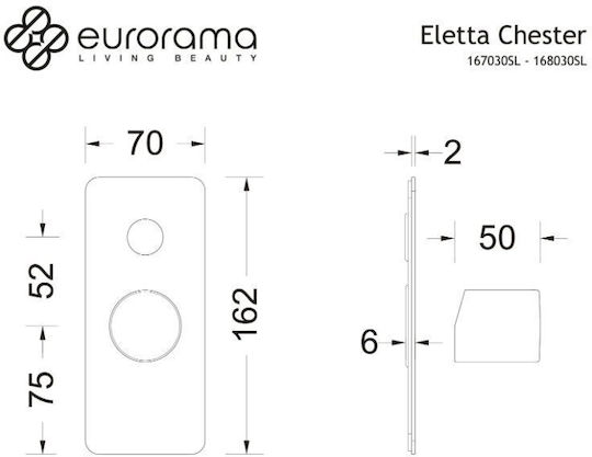 Eurorama Eletta Tecno за Душ 2 Изхода