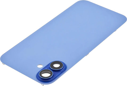 Back Glass W Magsafe Magnet Iphone 16 Plus No Logo Aftermarket Ultramarine