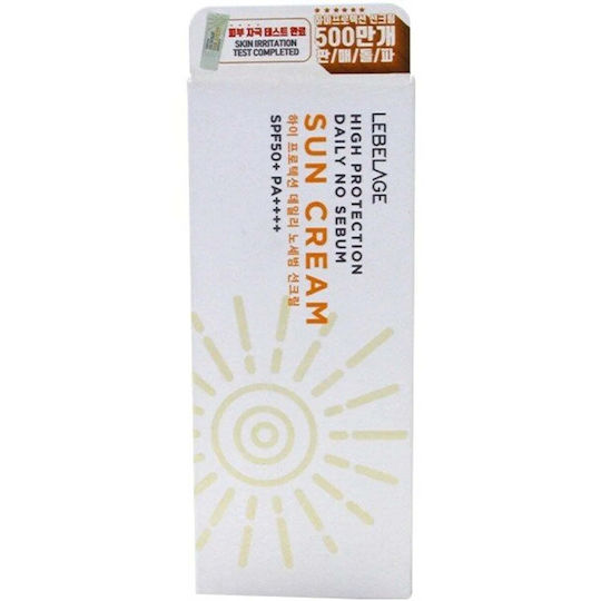 Lebelage No Sebum Sonnencreme Für Gesicht SPF50+ 30ml