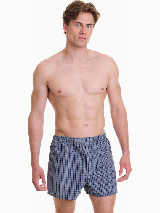 Men's Multicolour Checked Boxer