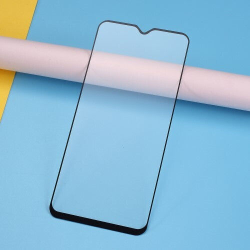 Vollflächig gehärtetes Glas Schwarz (Galaxy A20s)