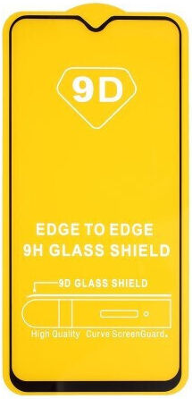 Vollflächig gehärtetes Glas Schwarz (Galaxy A20s)