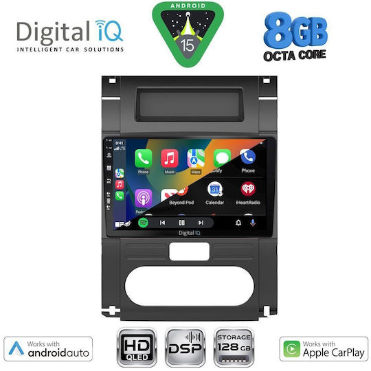 Digital IQ Auto-Audiosysteme für Nissan X-Trail 2007-2013 mit Touchscreen 10" Bluetooth USB WiFi GPS Apple CarPlay Android Auto von Digital IQ