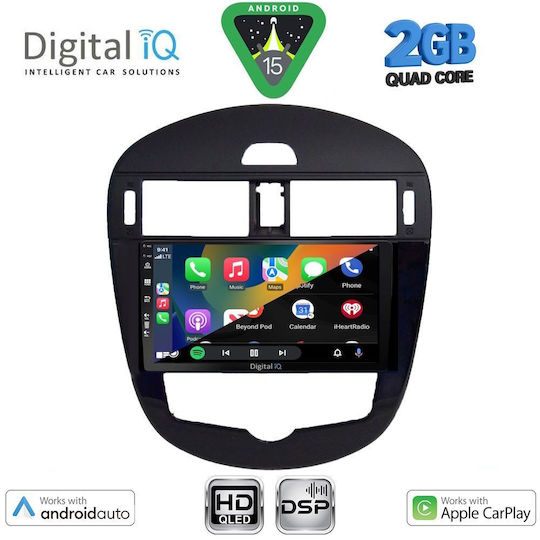 Digital Iq Bxc 3470cl_cpaa 9 инчов мултимедиен таблет Nissan Pulsar модел 2014-2020 Clima
