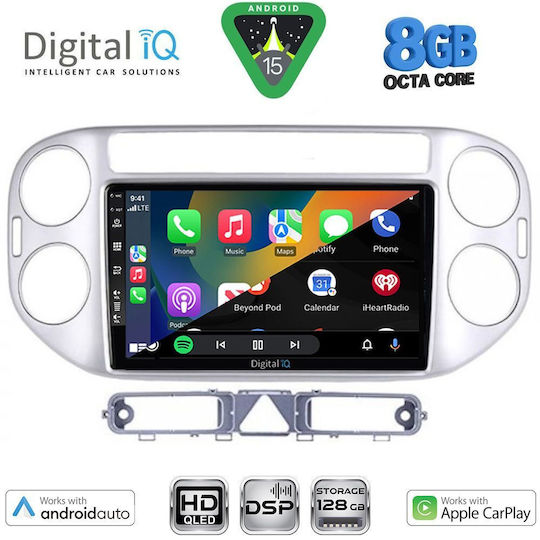 Digital IQ Auto-Audiosystem für Volkswagen Tiguan 2004-2011 mit Touchscreen 9 Zoll