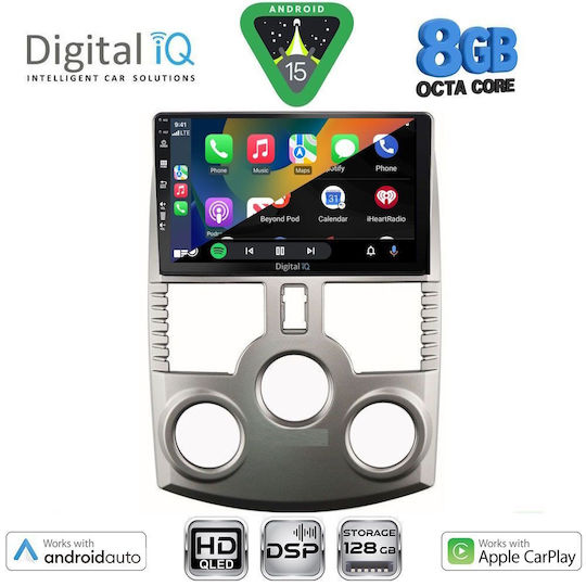 Digital IQ Ηχοσύστημα Αυτοκινήτου για Daihatsu Terios 2006-2017 (Bluetooth/USB/WiFi/GPS/Apple-Carplay/Android-Auto) με Οθόνη Αφής 9"