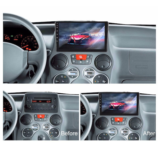 Digital IQ Car Audio System for Fiat Panda 2003-2012 (Bluetooth/USB/WiFi/GPS/Apple CarPlay/Android Auto) with 9" Touch Screen