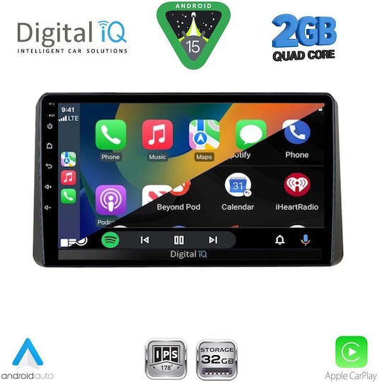 Digital IQ Auto-Audiosysteme für Kia Sportage 2021 mit Touchscreen 9 Zoll Bluetooth USB Eingebautes Wi-Fi GPS Digital IQ RSD 1328_CPA