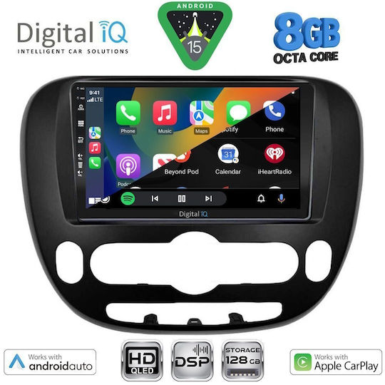 Digital Iq Bxf 18321_cpaa 9inc Multimedia Tablet Kia Soul Mod 2013-2019