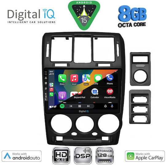 Digital IQ Car Audio System for Hyundai Getz 2002-2011 (Bluetooth/USB/WiFi/GPS) with 9" Touch Screen