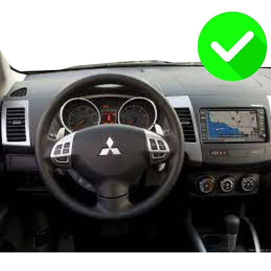 Carmedia Auto-Audiosystem für Peugeot 4007 Mitsubishi Outlander Citroen C-Crosser 2006-2012 (Bluetooth/USB/WiFi/GPS/Apple-Carplay/Android-Auto) mit Touchscreen 10.33"