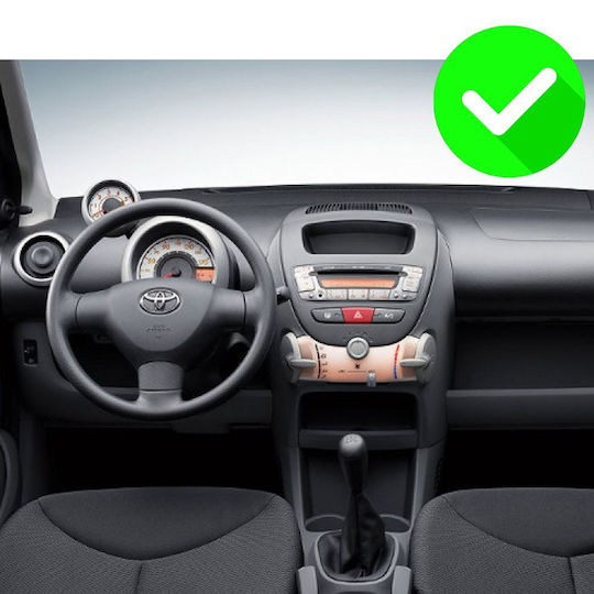 Carmedia Auto-Audiosystem für Peugeot 107 Toyota Aygo Citroen C1 2005-2014 (Bluetooth/USB/WiFi/GPS/Apple-Carplay/Android-Auto) mit Touchscreen 10"