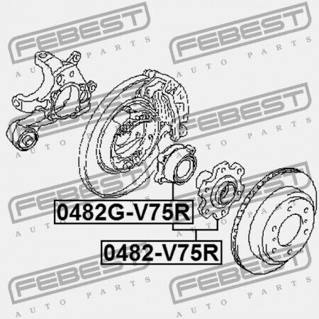 Πίσω Πλήμνη Mitsubishi Pajero Monterolong V70 2000.02-2006.12 G Xp Mr418068