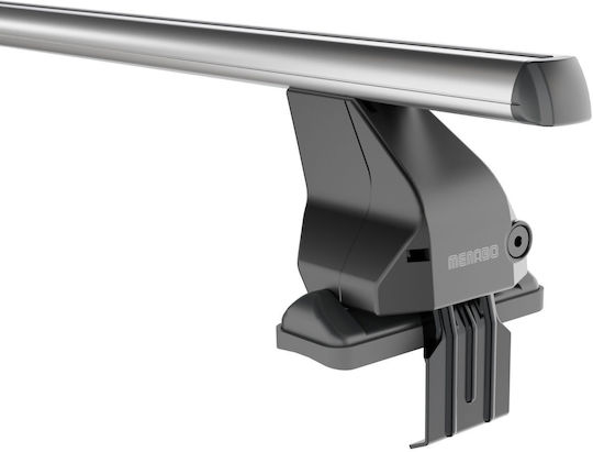 Menabo Komplettes Set Autodachträger Aluminium Omega M 112 Cm Silber Toyota Avensis Business Edition 4 Türen 2018>-2 Stück 16600 Mb+13460 Mb Mp.to.13460/mb-omga-4