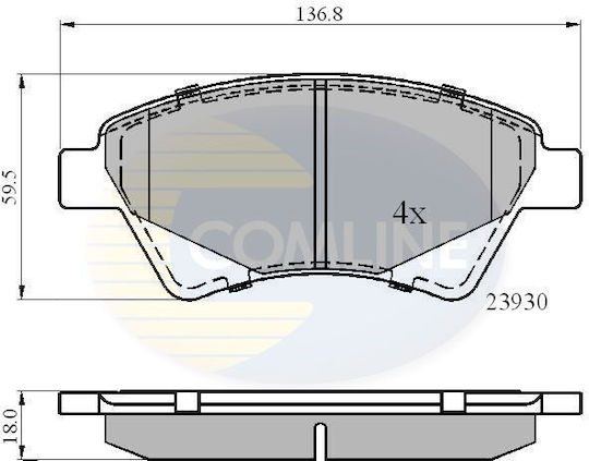 Σετ Δισκοφρενα Εμπρ Renault Adb01160