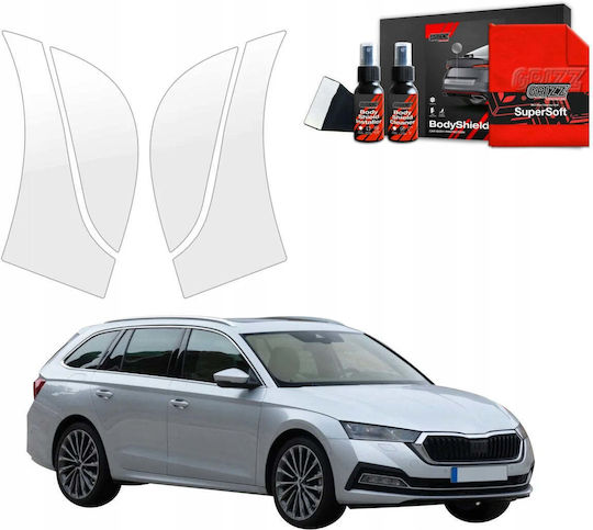Grizzglass Protective Film Wheel Arches Grizzglass Bodyshield Skoda Octavia 4 Kombi 2019-2024 4in1