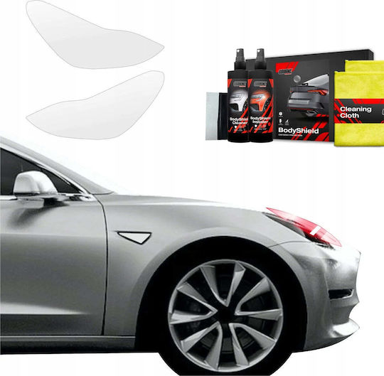 Grizzglass Протективно Фолио За Фарове Grizzglass Bodyshield Tesla Model 3 2017-2020 2в1