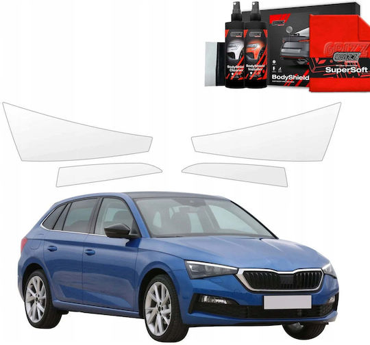 Grizzglass Protective Film Lamps Grizzglass Bodyshield Skoda Scala 2019-2023 4in1