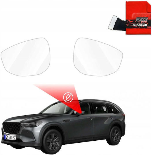 Grizzglass Rainproof Film Mirrors Grizzglass Zerodrop Mazda Cx-80 2023-2025